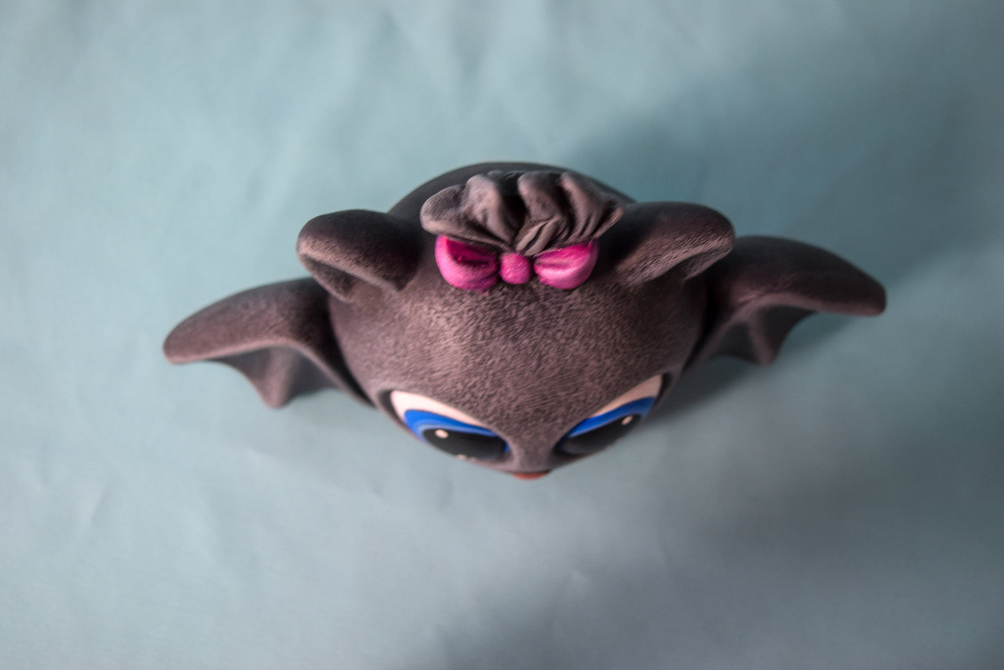 Cute Spunky Bow Bat | Clay Magic | Halloween Decorations | Fall and Autumn Decor | Cutest Little Bat You Ever Did See | Gift For Her