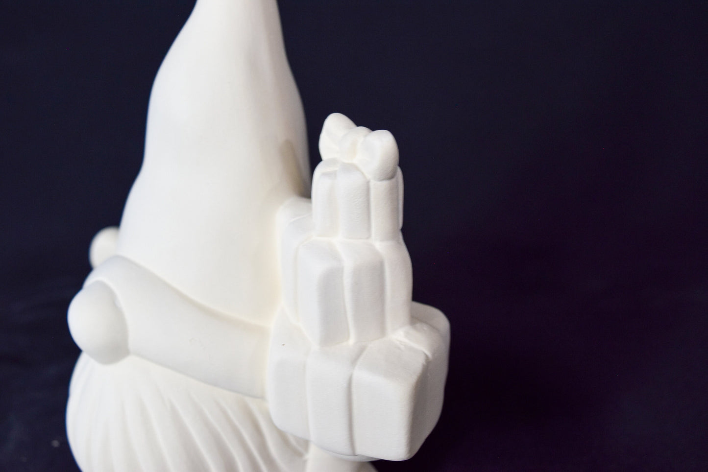 Unpainted Ceramic Gift Gnome | Christmas Paint Party | Do It Yourself Ceramics | DIY Crafts | Unfinished Ceramic Bisque | Christmas Gnome