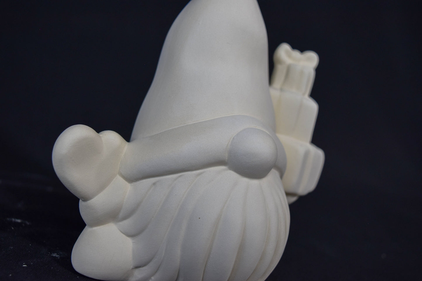 Unpainted Ceramic Gift Gnome | Christmas Paint Party | Do It Yourself Ceramics | DIY Crafts | Unfinished Ceramic Bisque | Christmas Gnome