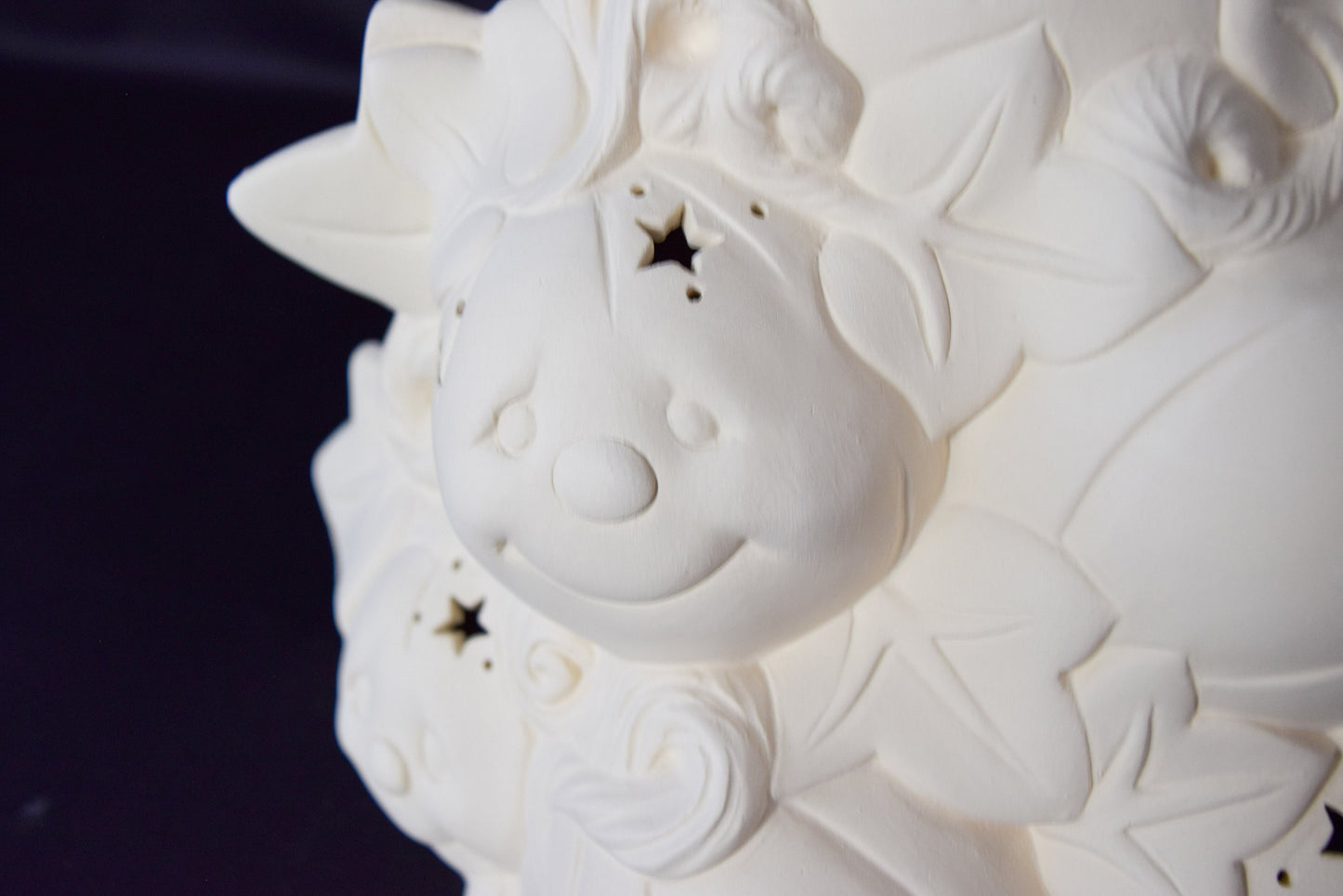 DIY Light-Up Pumpkin Stack Ceramic Lamp - Paint Your Own Fall Decor for Halloween & Autumn Mantle