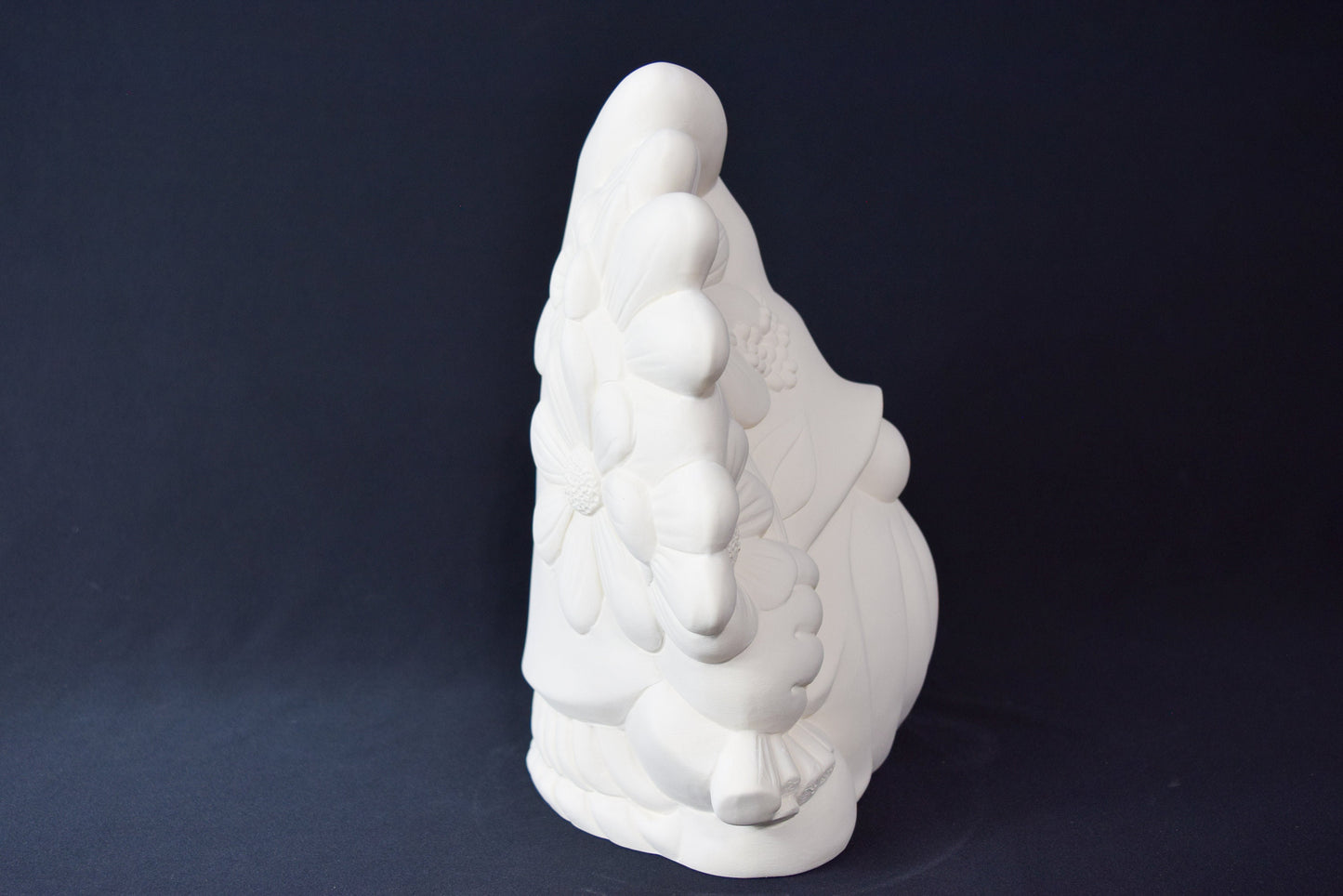 DIY Ceramic Frog Gnome with Flower | Unpainted Spring Summer Gonk Figurine | Paint Party Craft Project