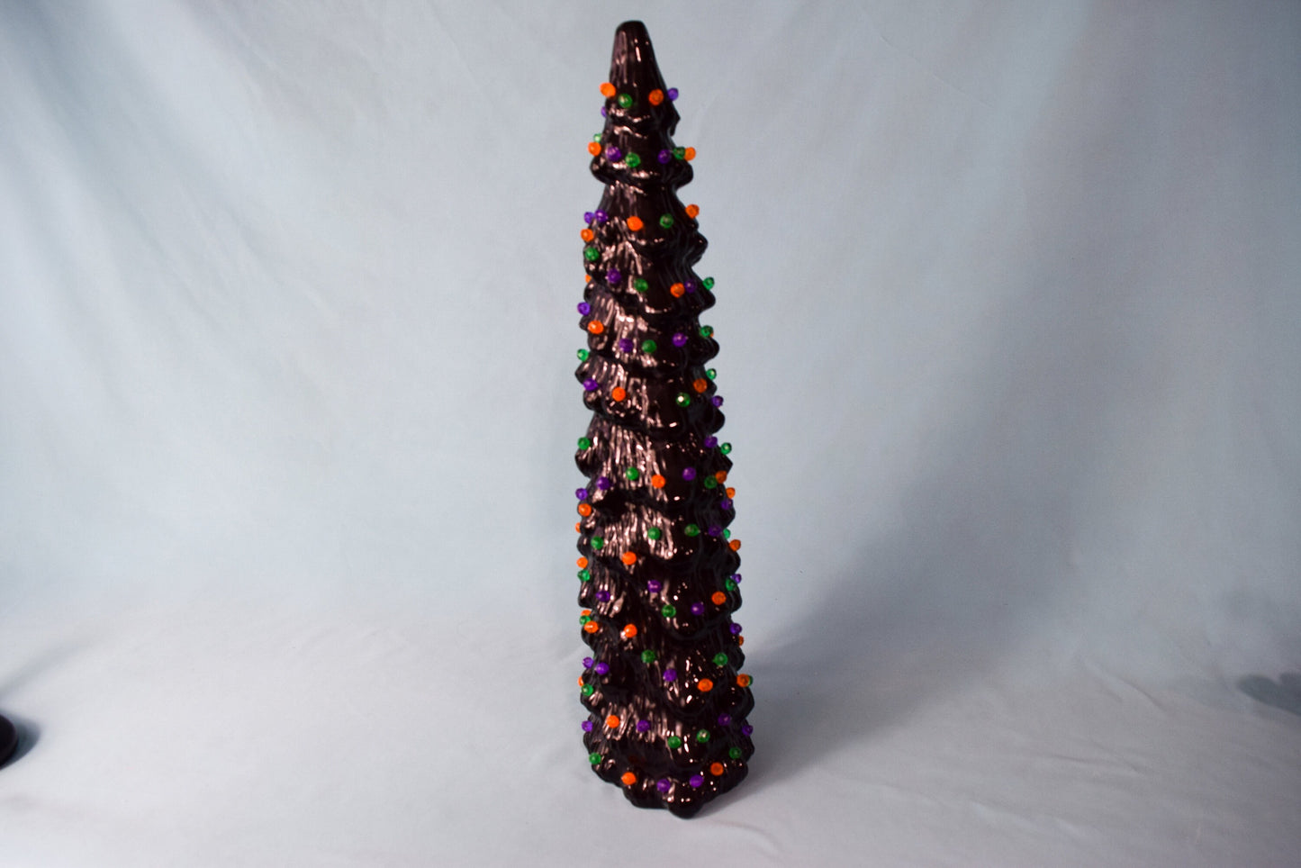 Ceramic Halloween tree - Fall Centerpiece - Halloween Decor - Ceramic Village Tree