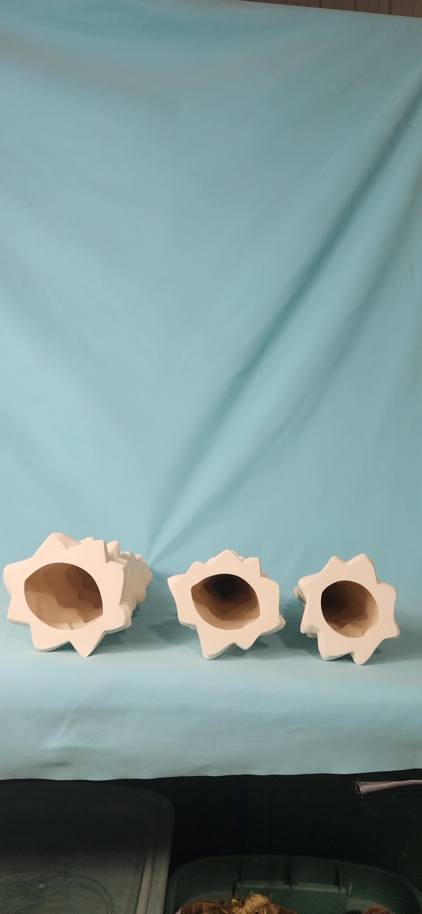 Ready To Paint | Select Your Size | Wispy Bisque Trees | Heirloom Ceramic Tree | Winter Holiday Decor | Night Light - Teresa's Ceramics