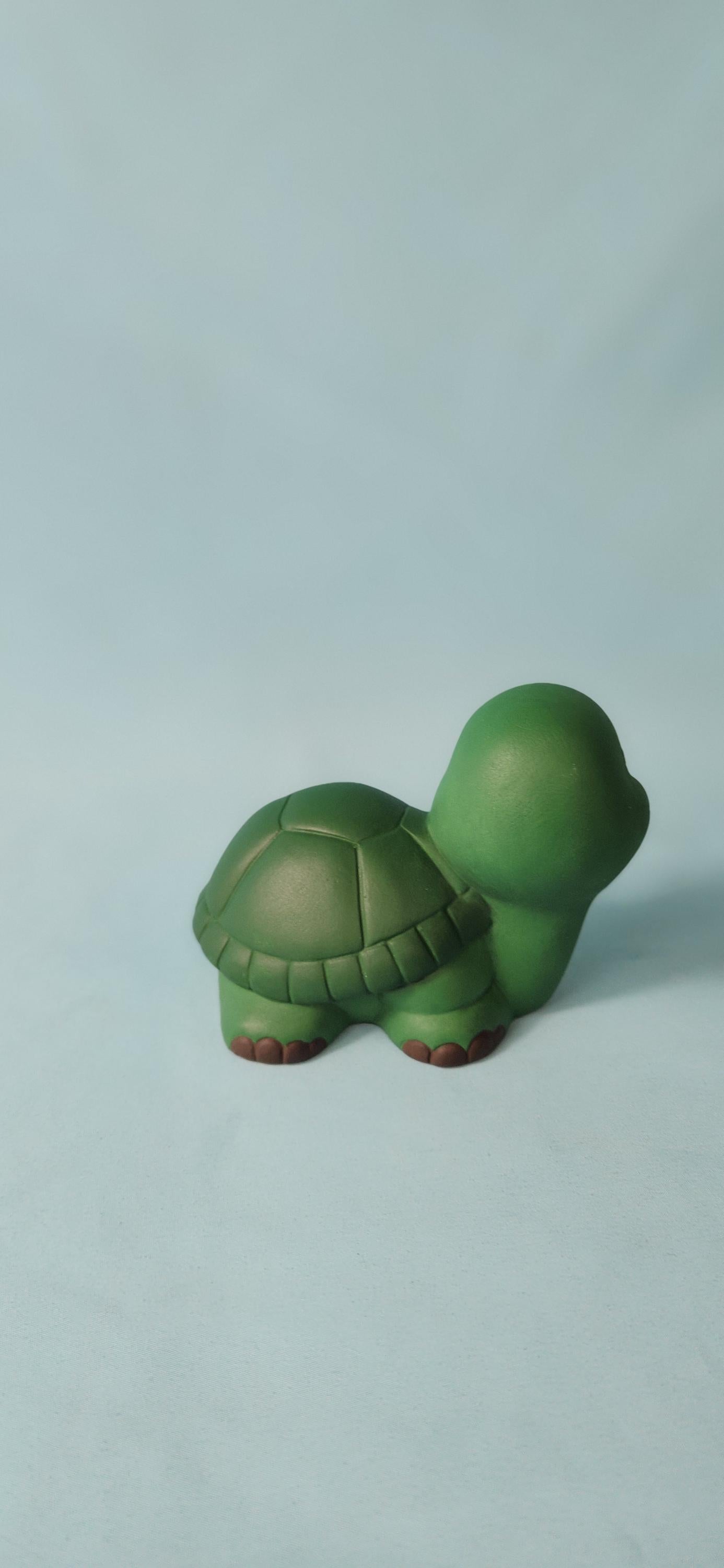Cute Ceramic Turtle | Yard Turtle | Woodland Ceramics - Teresa's Ceramics