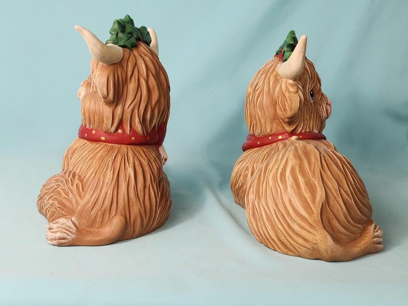 Beautiful Highland Christmas Cows