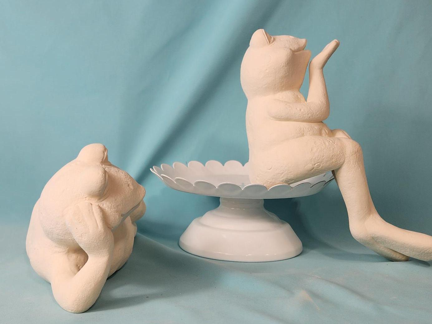 Whimsical Girl Garden Gnome: Handcrafted Yard Art with Braided Hair, Mushrooms & Fairy Door - Teresa's Ceramics