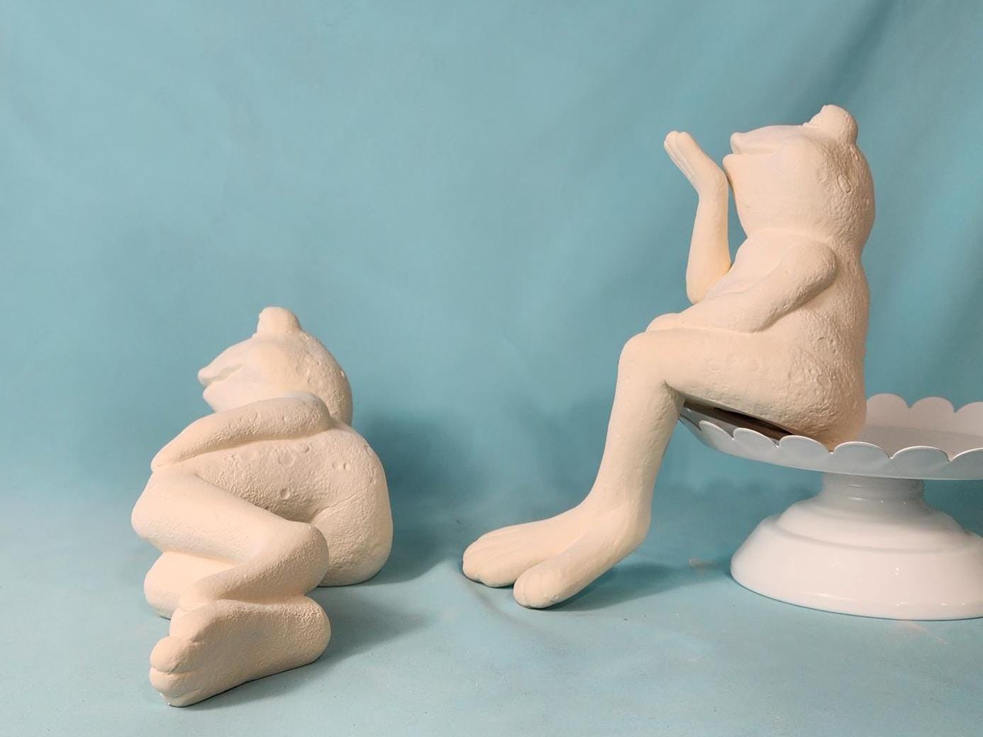 Whimsical Girl Garden Gnome: Handcrafted Yard Art with Braided Hair, Mushrooms & Fairy Door - Teresa's Ceramics