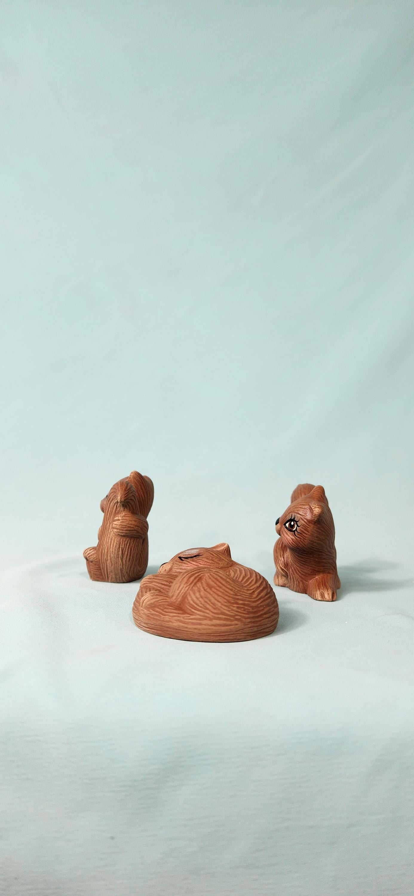 Squirrel Friends - Set of 3 - Little Woodland Squirrels