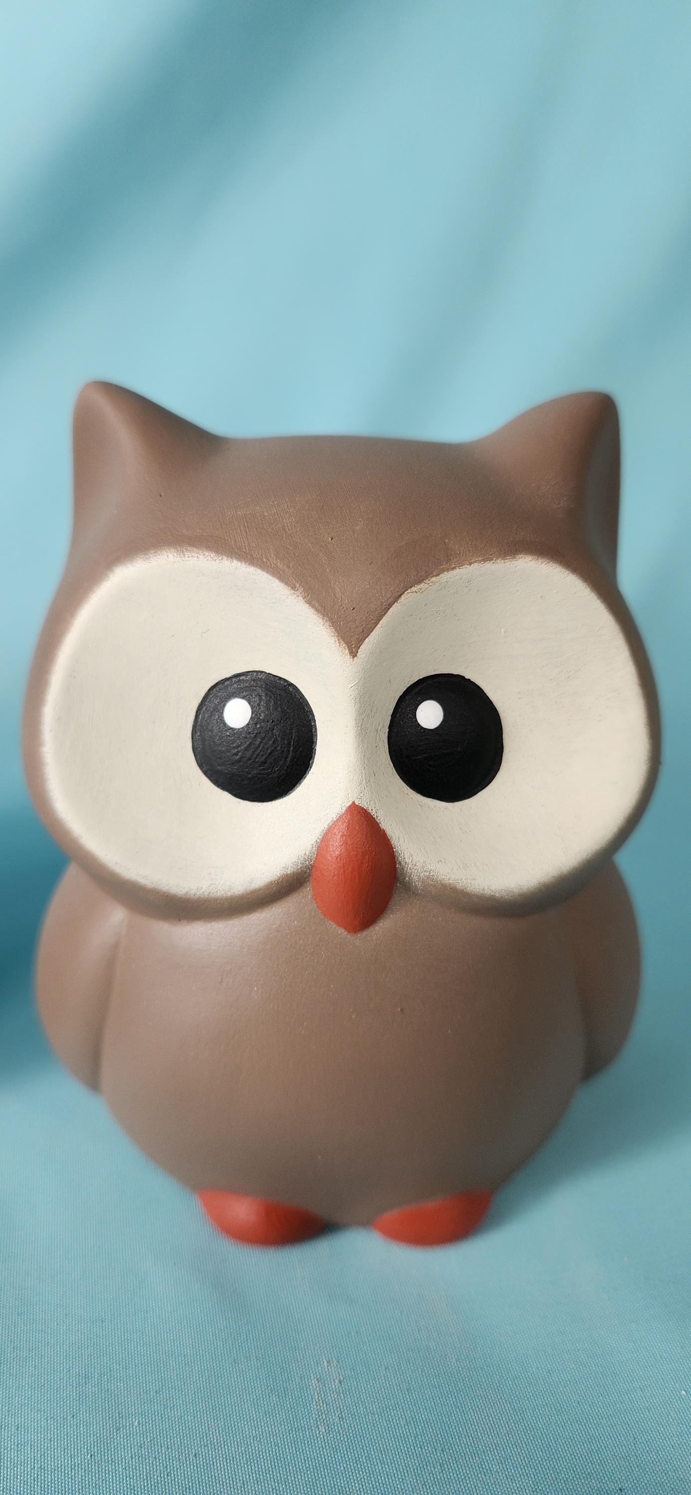 Ceramic Woodland Animal Set: Owl, Fox, Raccoon, Bear - Nursery Decor, Baby Shower Gift, Forest Creatures
