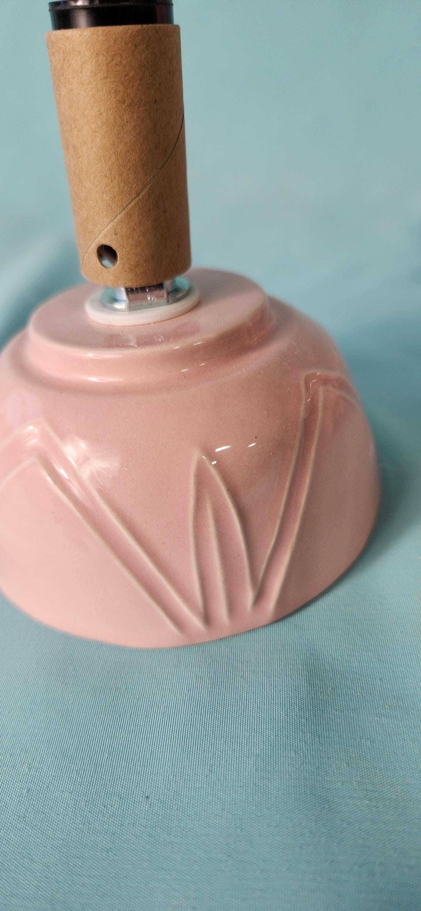 Pink Lipstick Boho Christmas Tree With Fired On Snow | Seely Style Tree | Free Shipping - Teresa's Ceramics