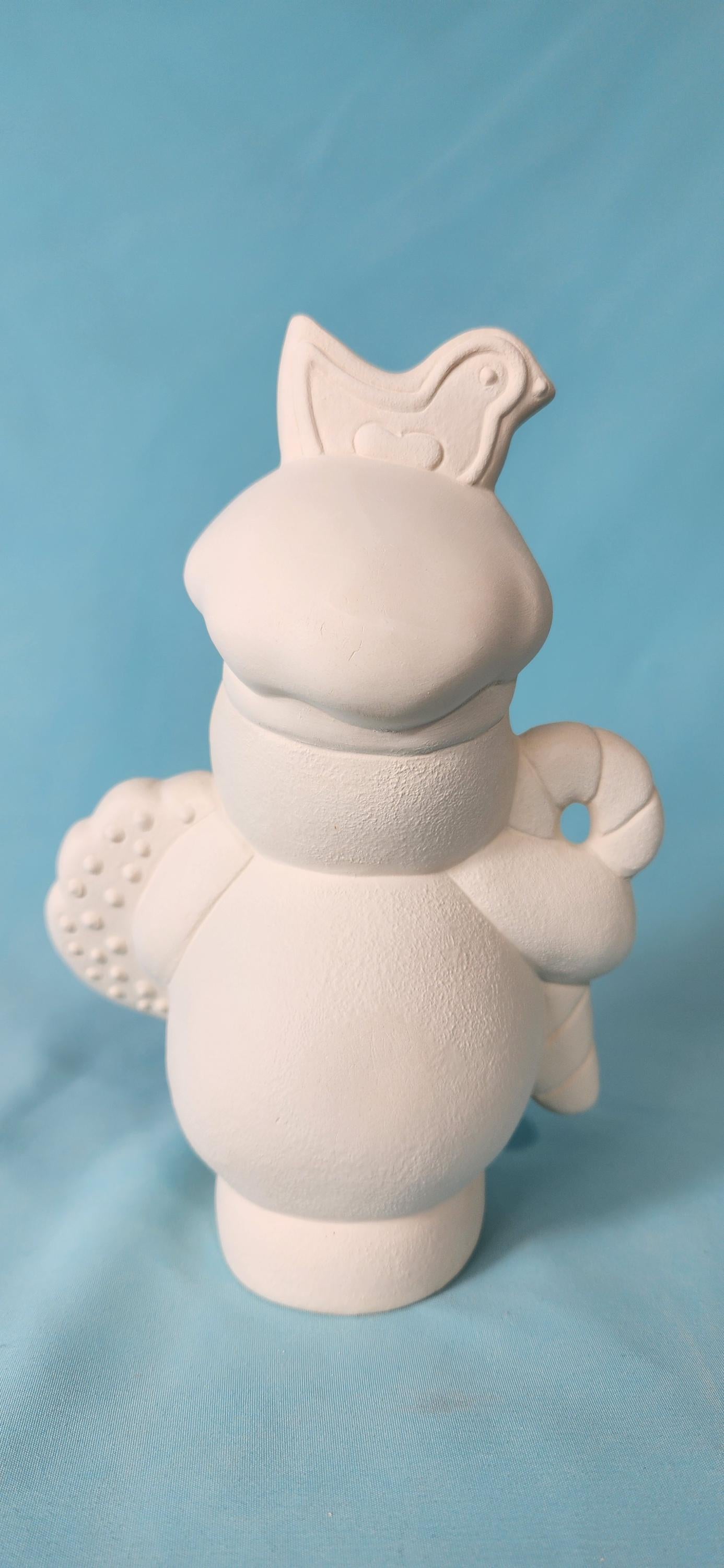 DIY Unpainted Ceramic Gingerbread Baker Set: Holly Leaf & Santa Boot Christmas Decoration Project