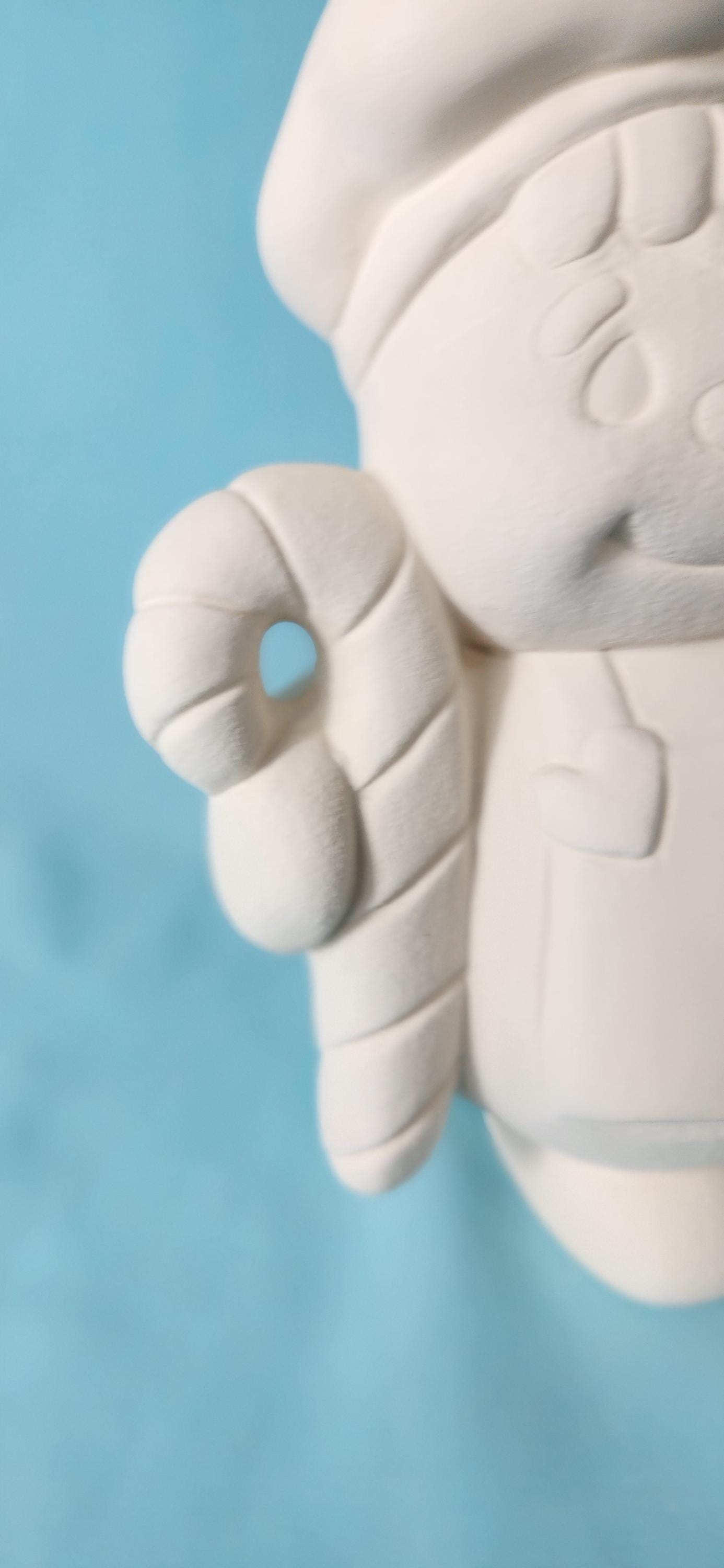 DIY Unpainted Ceramic Gingerbread Baker Set: Holly Leaf & Santa Boot Christmas Decoration Project