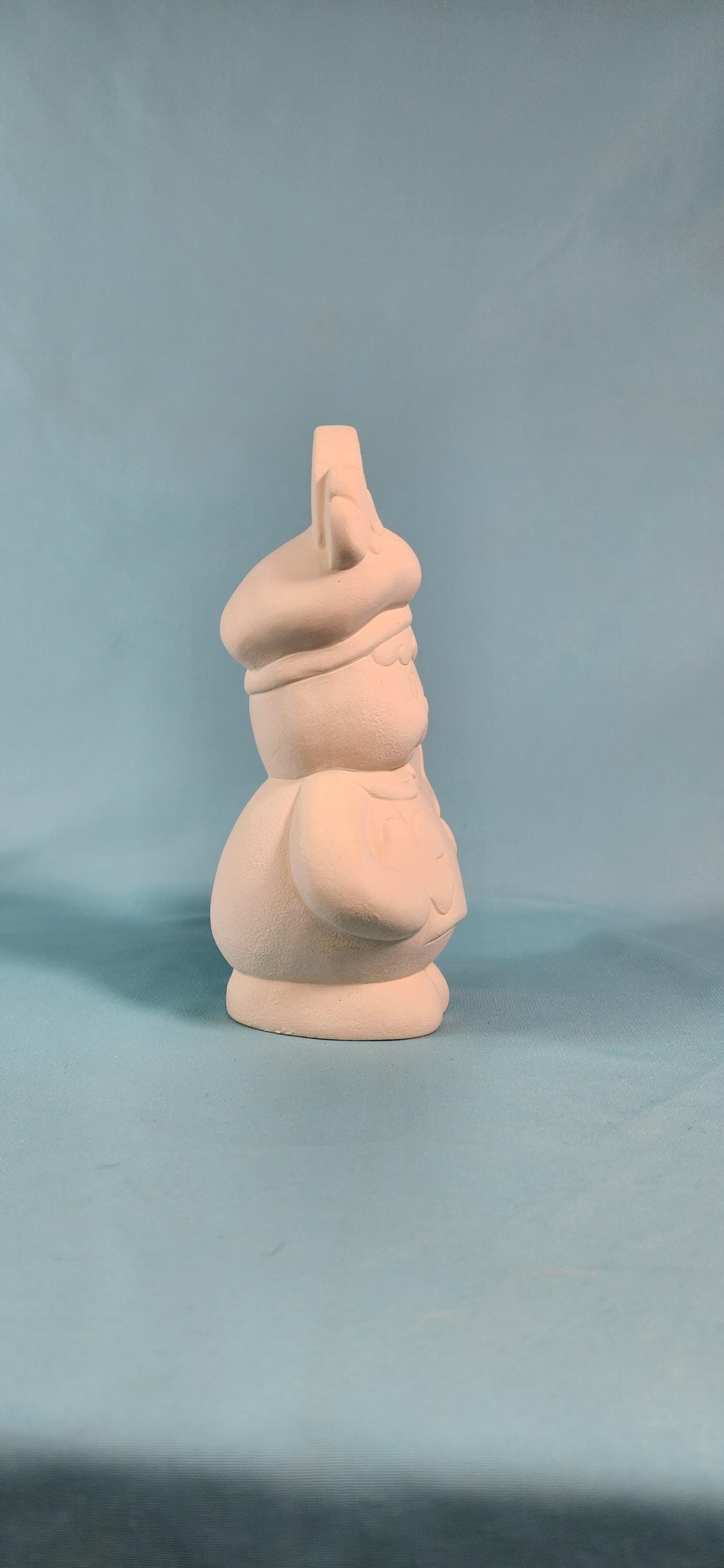 Shamrock Gingerbread Baker | Christmas Home Decor | Unpainted Ceramic Bisque | Do it Yourself Paint Project