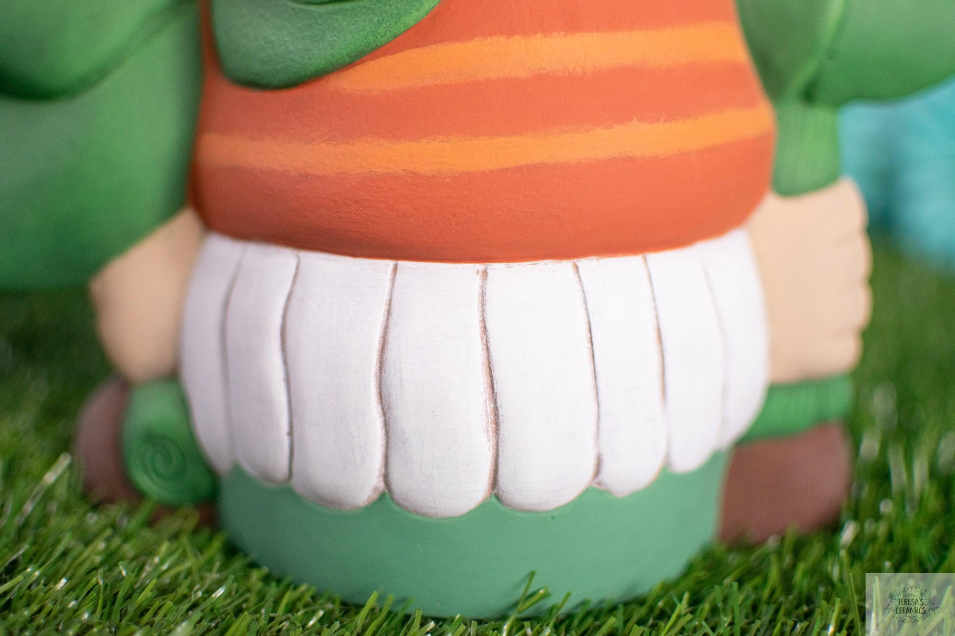 Sunflower Gnome | Large Garden Gnome | Sunny The Gnome - Teresa's Ceramics