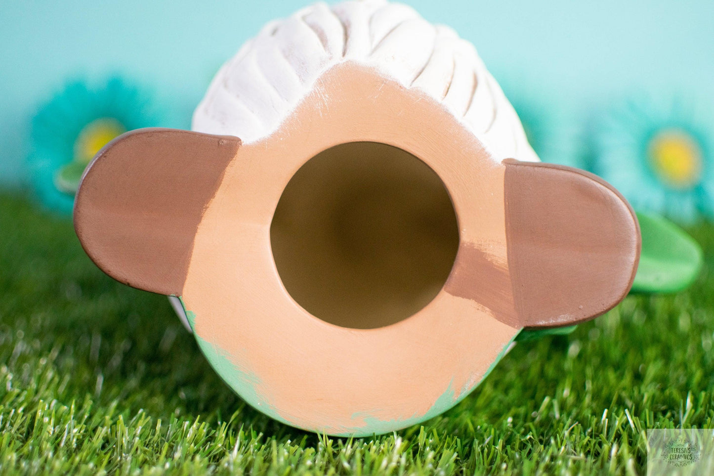 Sunflower Gnome | Large Garden Gnome | Sunny The Gnome - Teresa's Ceramics
