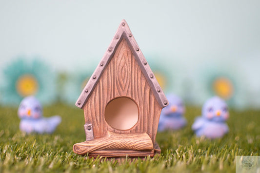 Ceramic Birdhouse | Birdhouse Garden Art | Yard Decor - Teresa's Ceramics