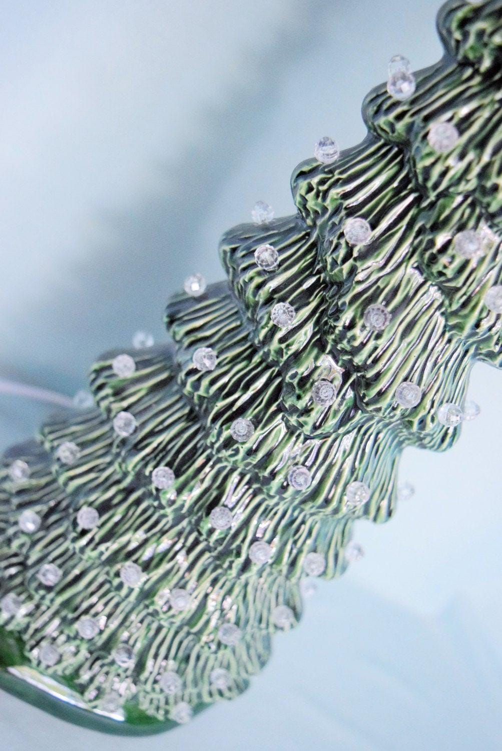 Ceramic Christmas tree | 16 inches | Slim Style - Teresa's Ceramics