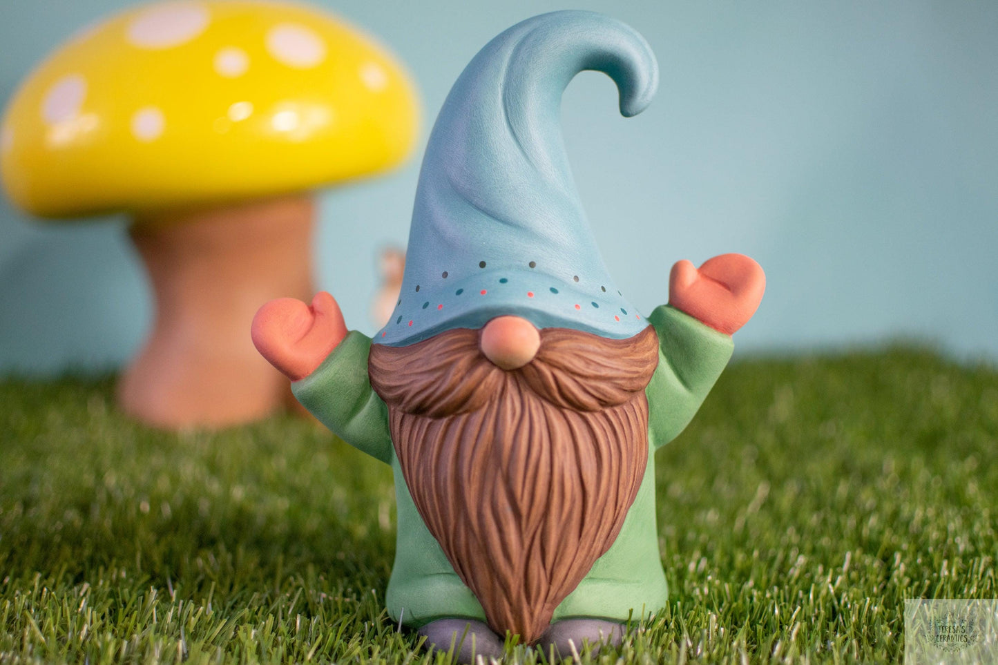 Whimsical Garden Gnomes | Woodland Garden Gnomes | Select Your Style - Teresa's Ceramics