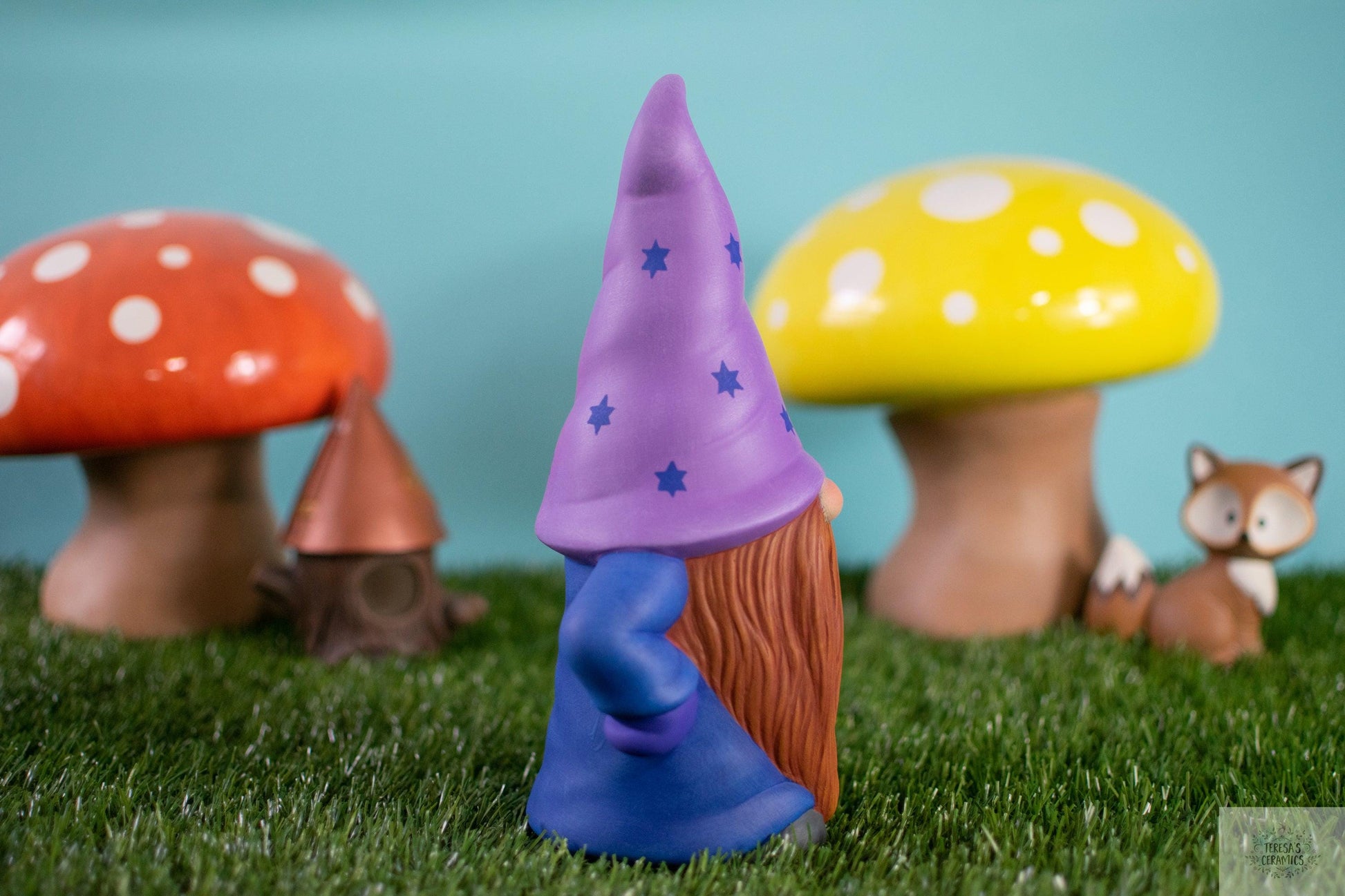Whimsical Garden Gnomes | Woodland Garden Gnomes | Select Your Style - Teresa's Ceramics