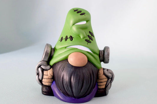 Ceramic Frankenstein | Halloween Gnome - Teresa's Ceramics