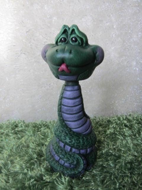 DIY Bobble Head | Bisque Snake - Teresa's Ceramics