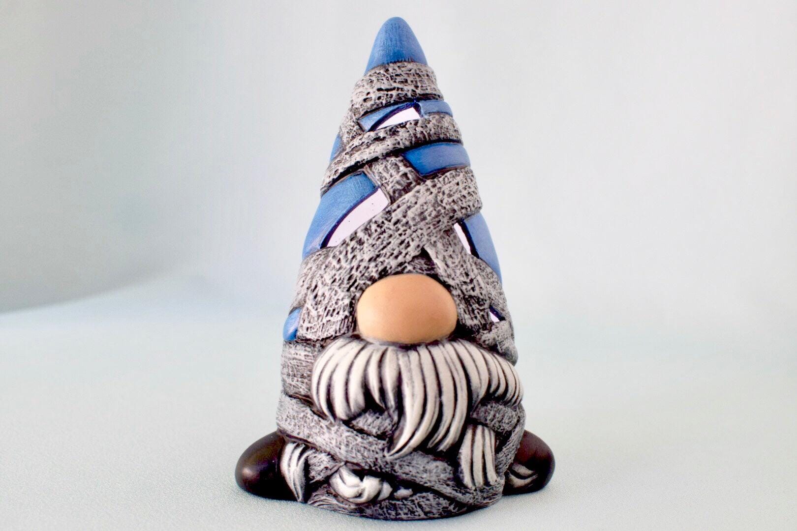 Ceramic Halloween Mummy Gnome - Teresa's Ceramics
