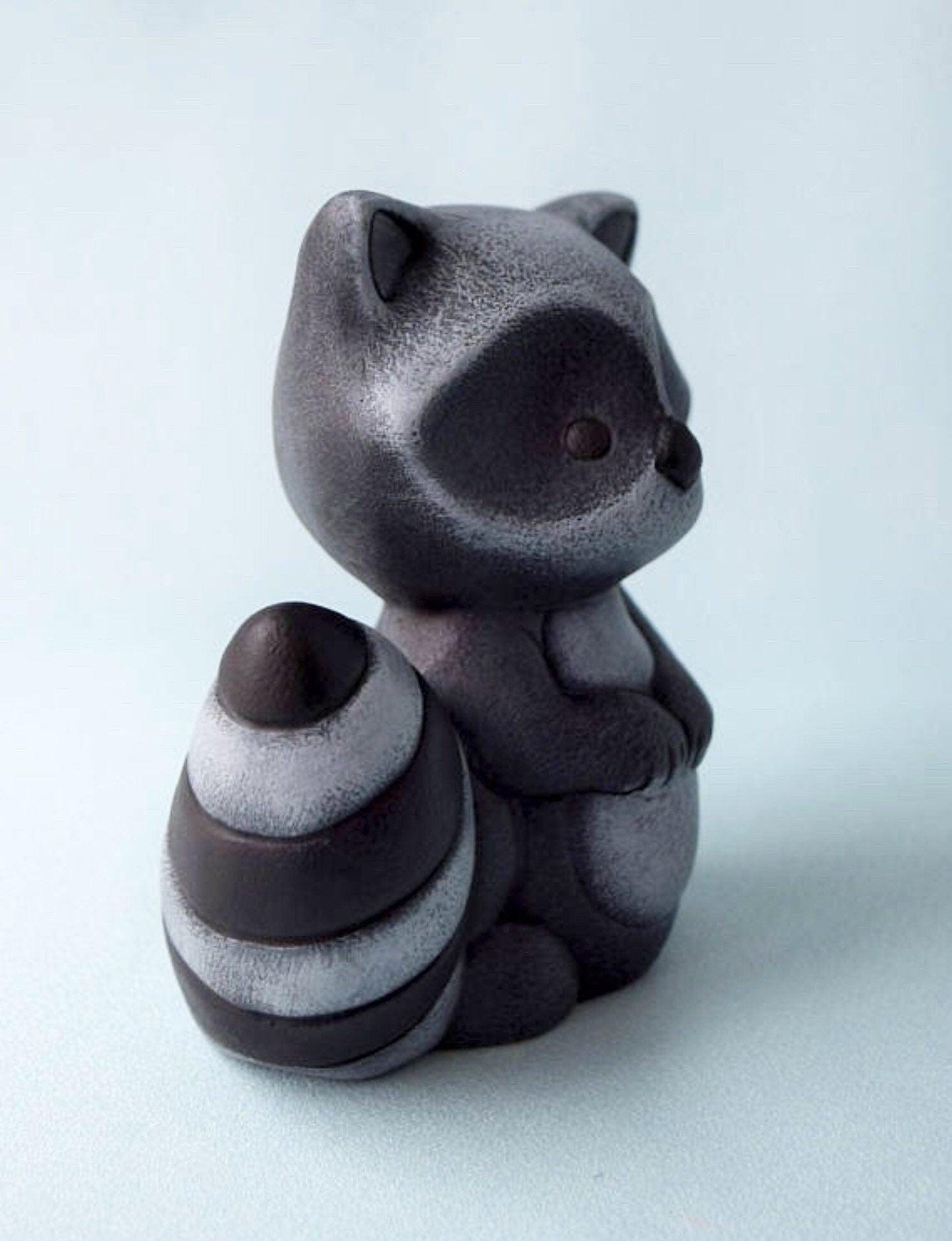 Ceramic Raccoon | Woodland Nursery | Cake Topper - Teresa's Ceramics