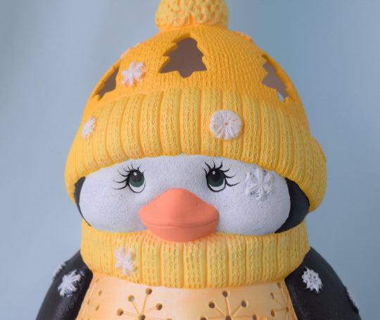 Holiday Penguin Light - Teresa's Ceramics