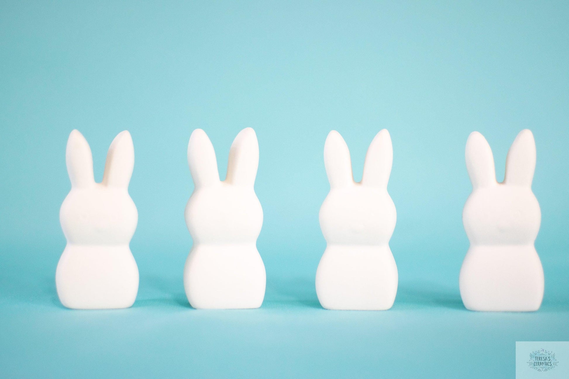 DIY Peep Easter Bunnies | Ready To Paint - Teresa's Ceramics