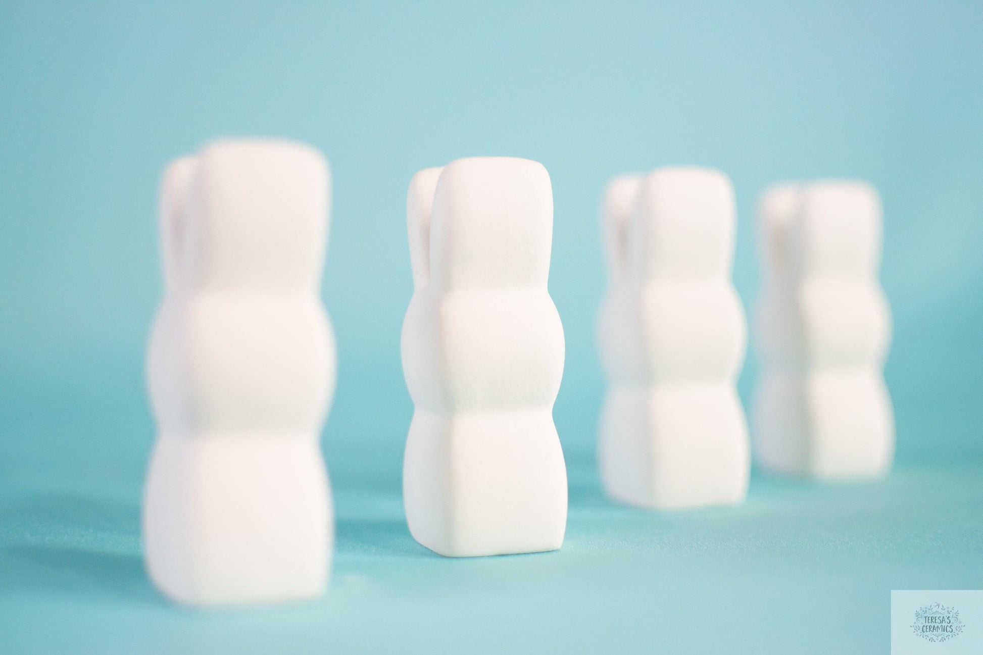 DIY Peep Easter Bunnies | Ready To Paint - Teresa's Ceramics