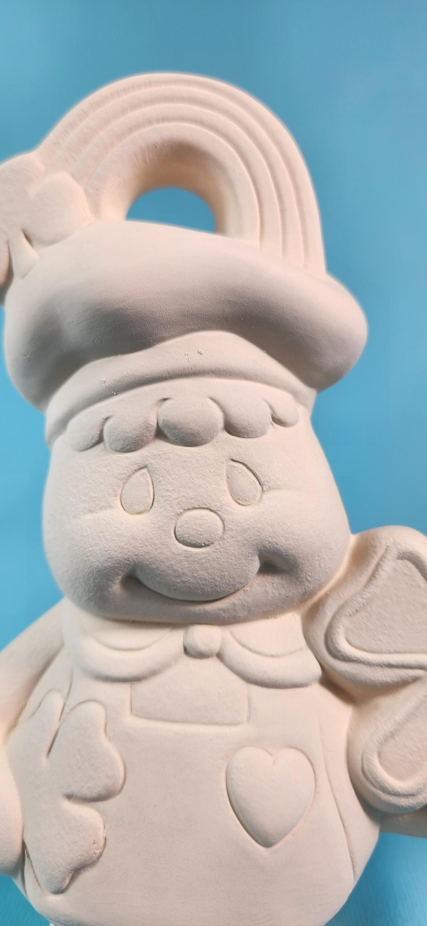 Gingerbread Shamrock Baker - Ready to Paint Ceramic Bisque - Teresa's Ceramics