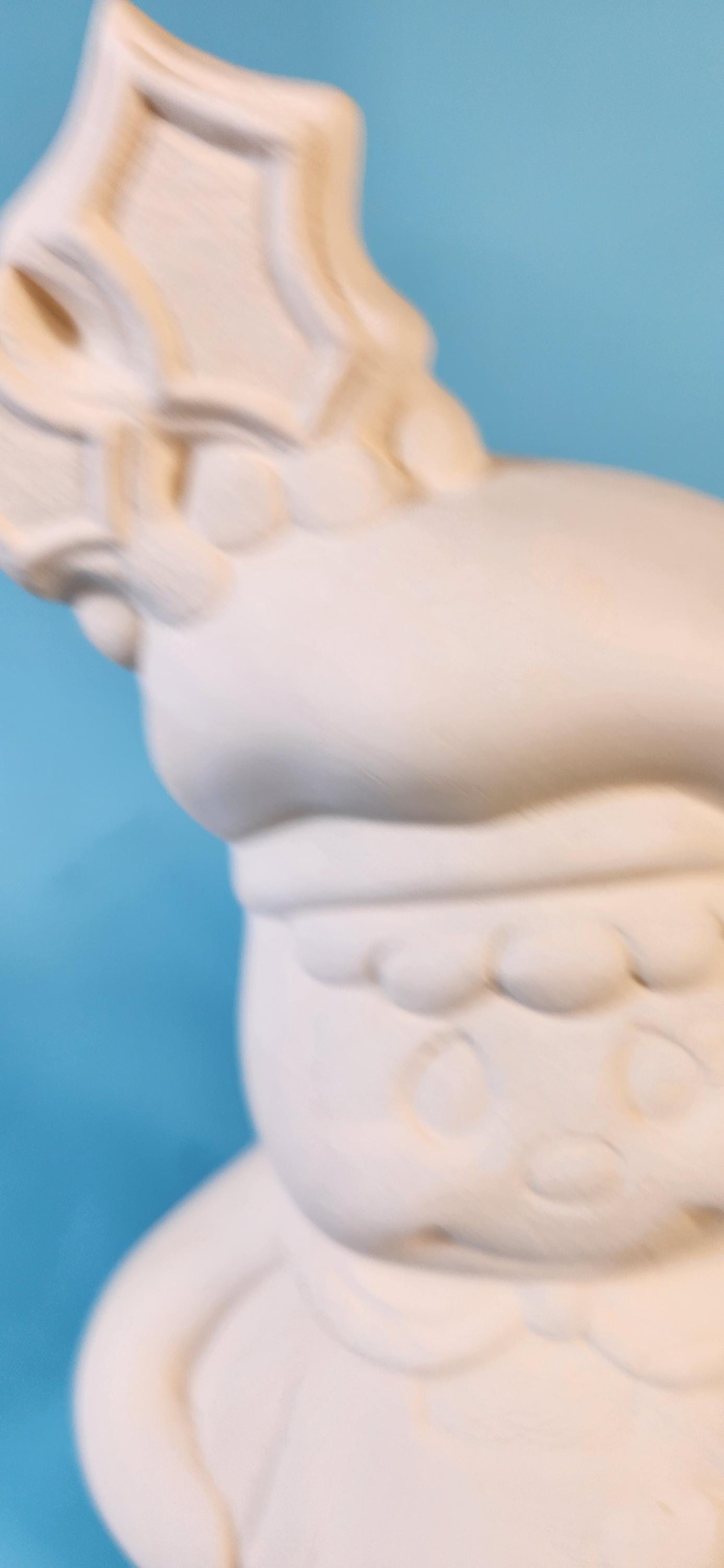 DIY Unpainted Ceramic Gingerbread Baker Set: Holly Leaf & Santa Boot Christmas Decoration Project