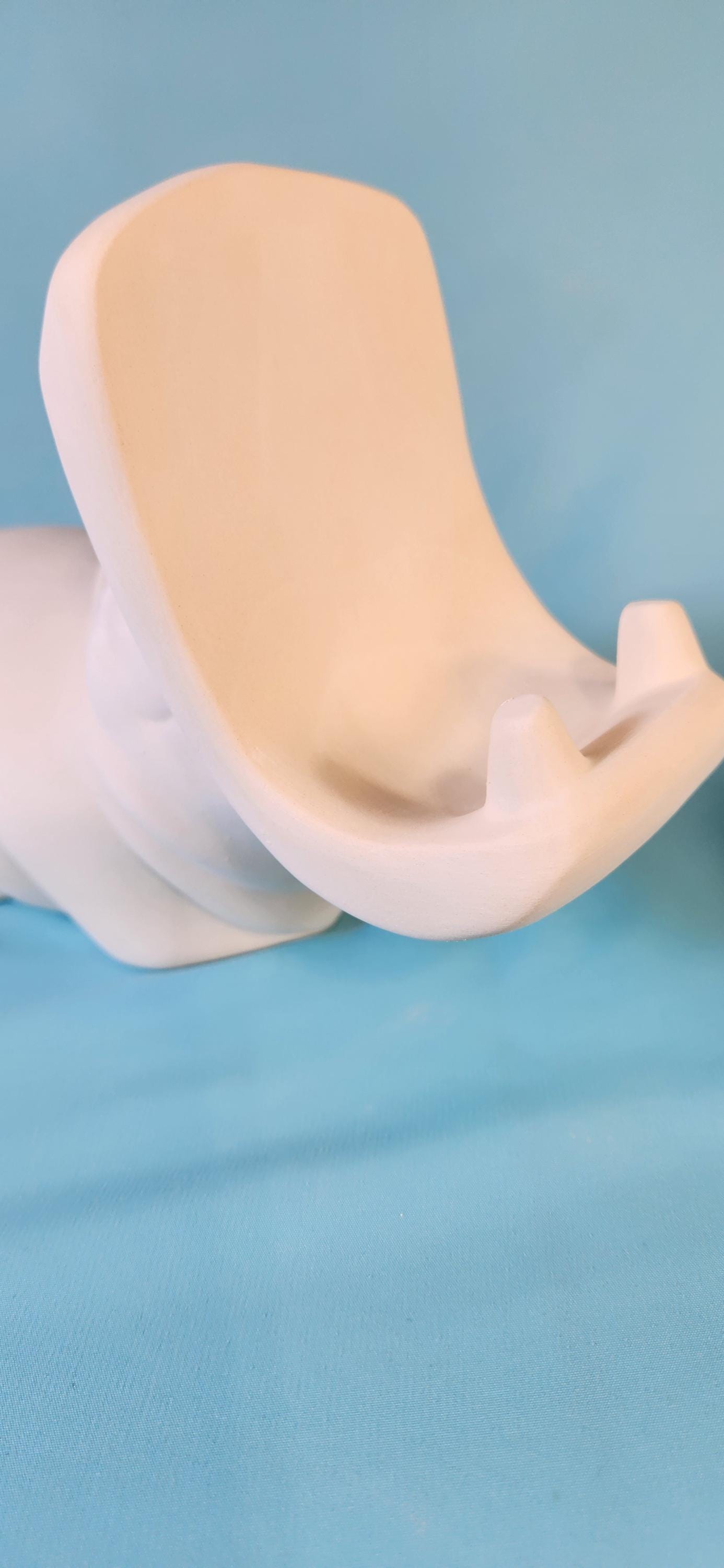 Unpainted Ceramic Hippo Figurine: DIY Painting Project for Mini Animal Sculpture Catchall Trinket Holder