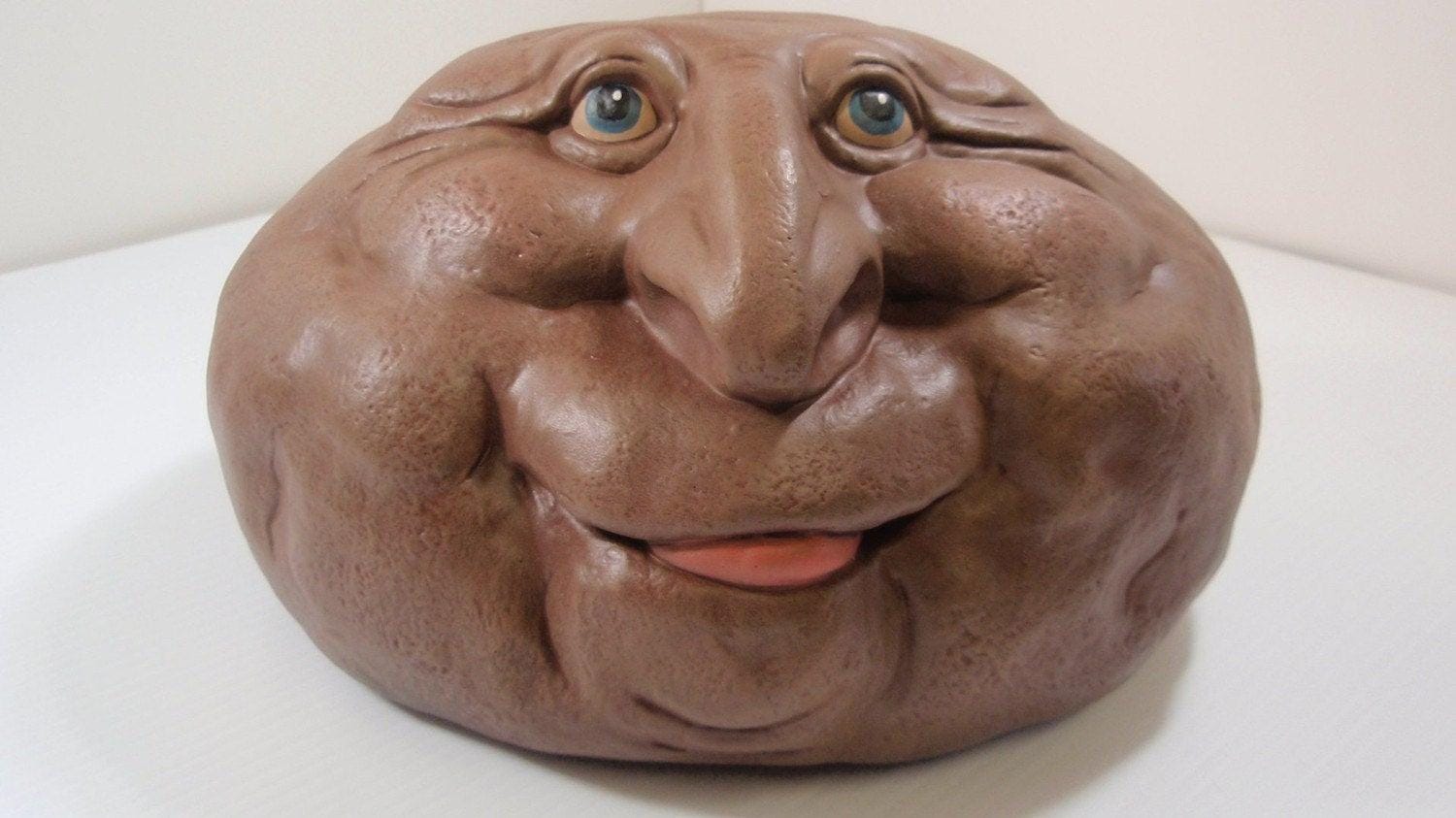 Grandpa Rock | Yard Art - Teresa's Ceramics