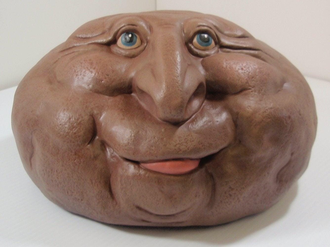 Grandpa Rock | Yard Art - Teresa's Ceramics