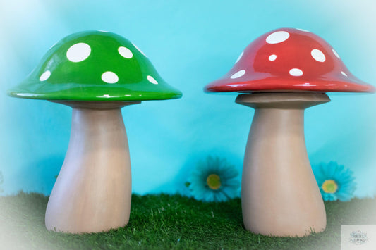Gigantic Mushrooms | XL and Large Garden Mushrooms - Teresa's Ceramics
