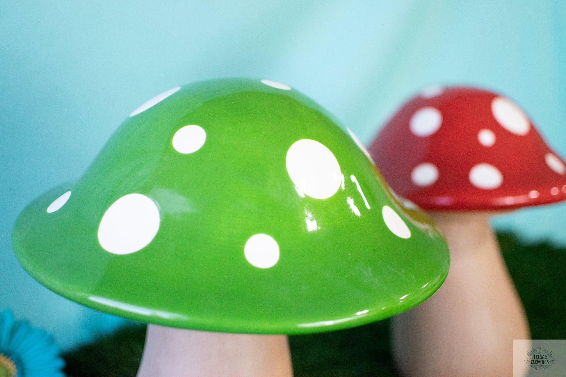 Gigantic Mushrooms | XL and Large Garden Mushrooms - Teresa's Ceramics