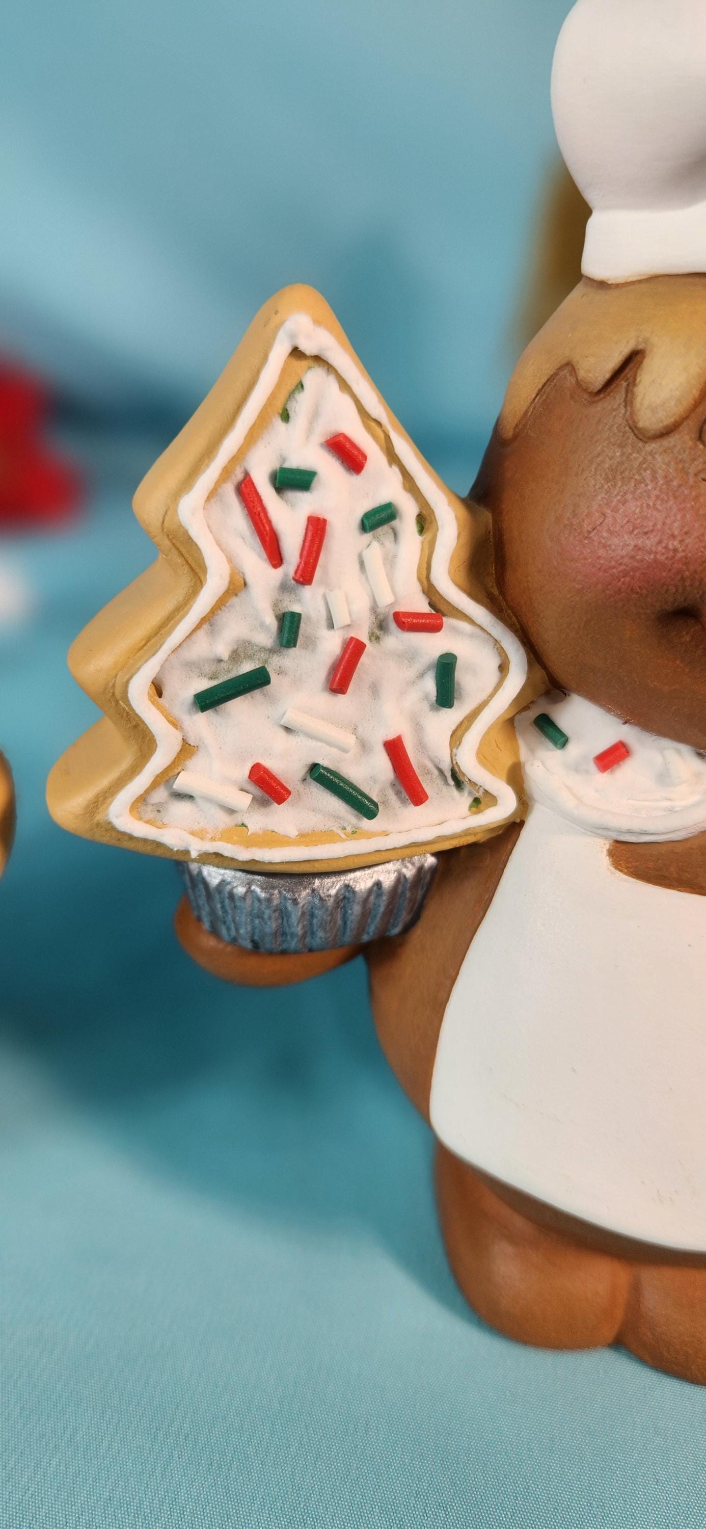 Set of 3 Christmas Gingerbread Bakers - Teresa's Ceramics