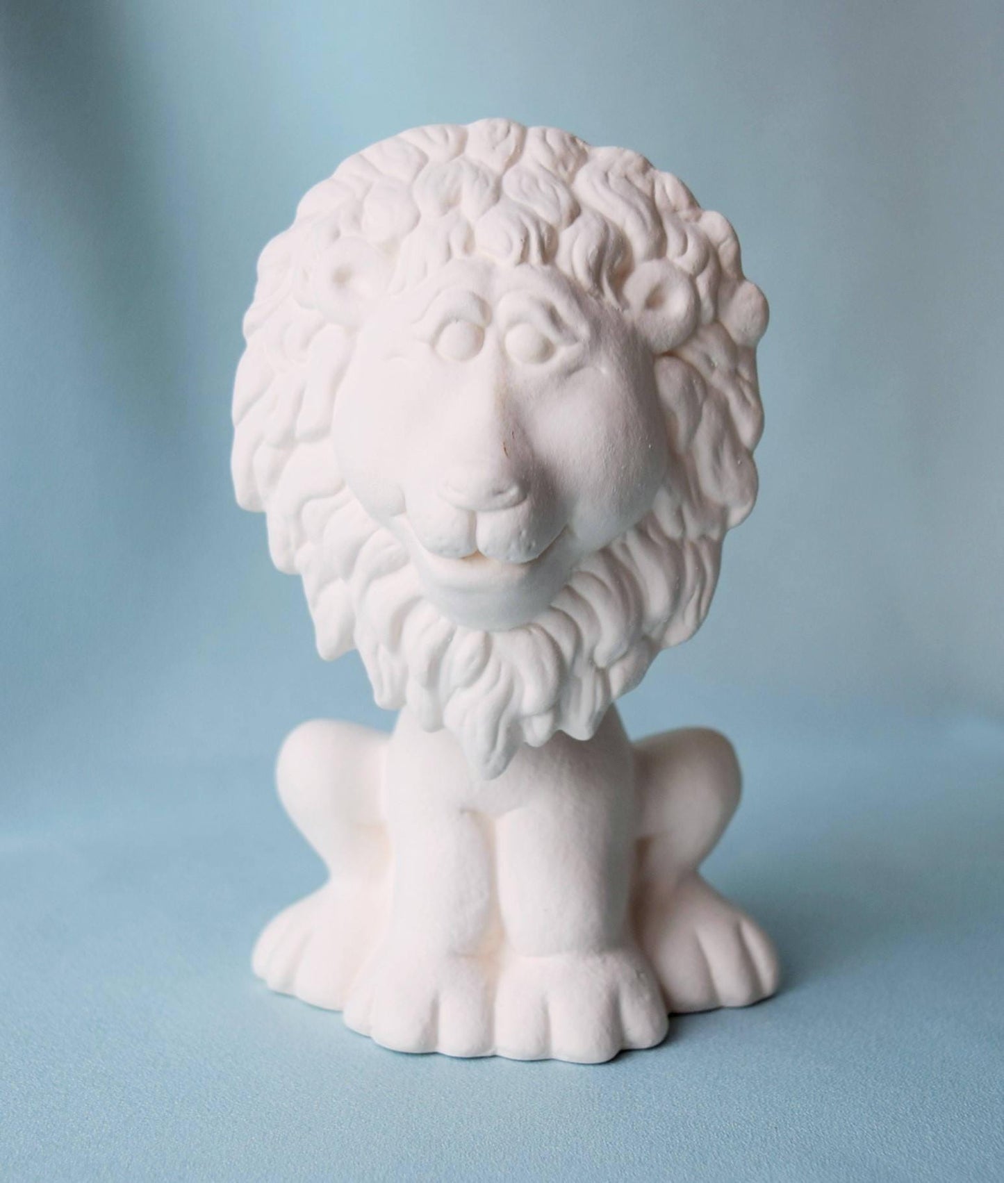 Bisque Lion | DIY Paint Project - Teresa's Ceramics