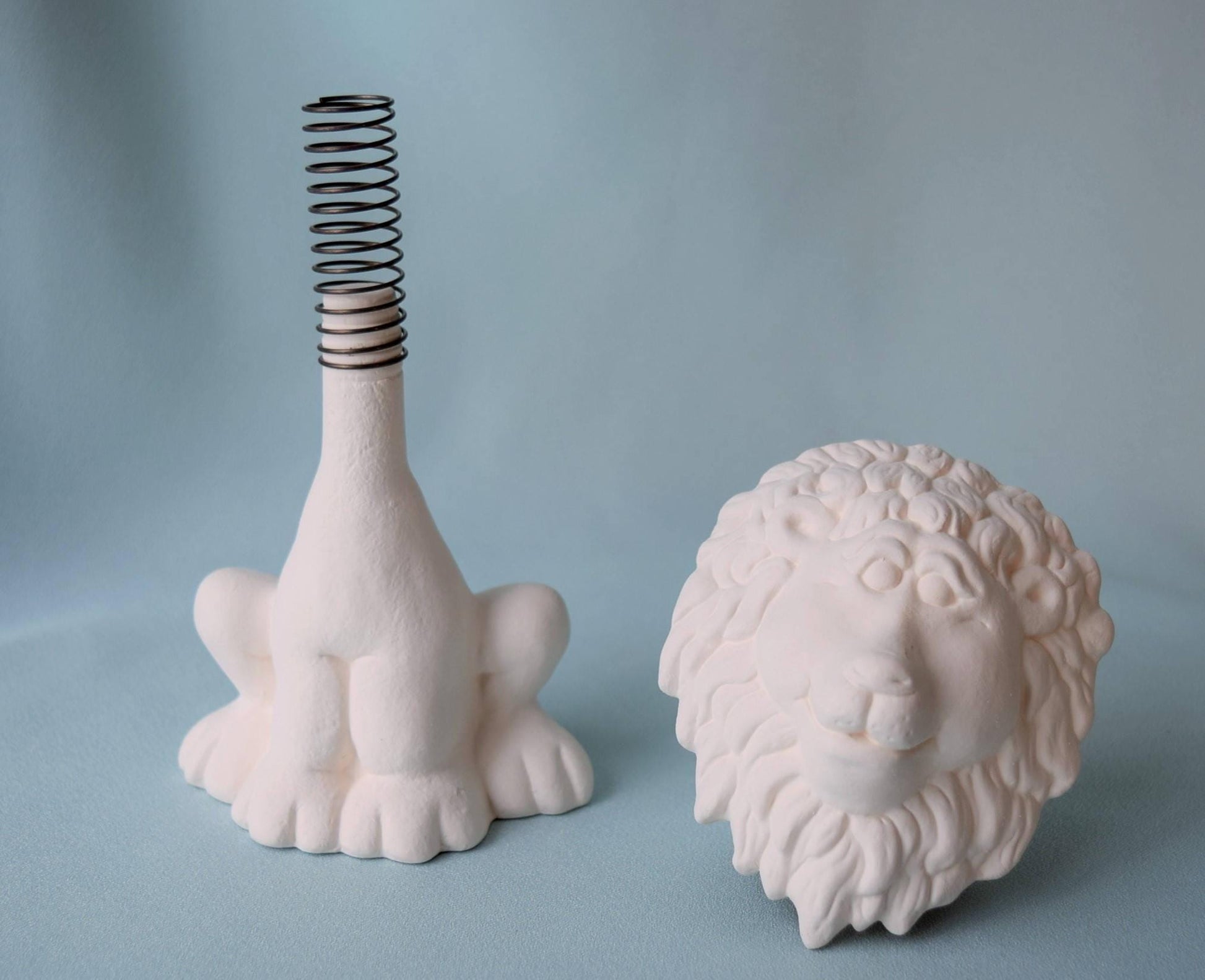 Bisque Lion | DIY Paint Project - Teresa's Ceramics