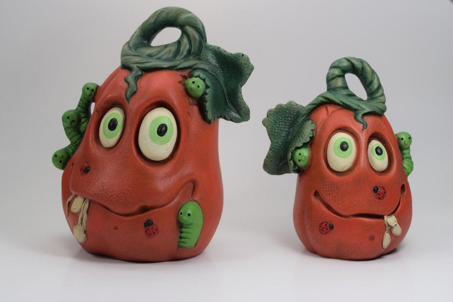 Ceramic Goofy Pumpkin - Teresa's Ceramics