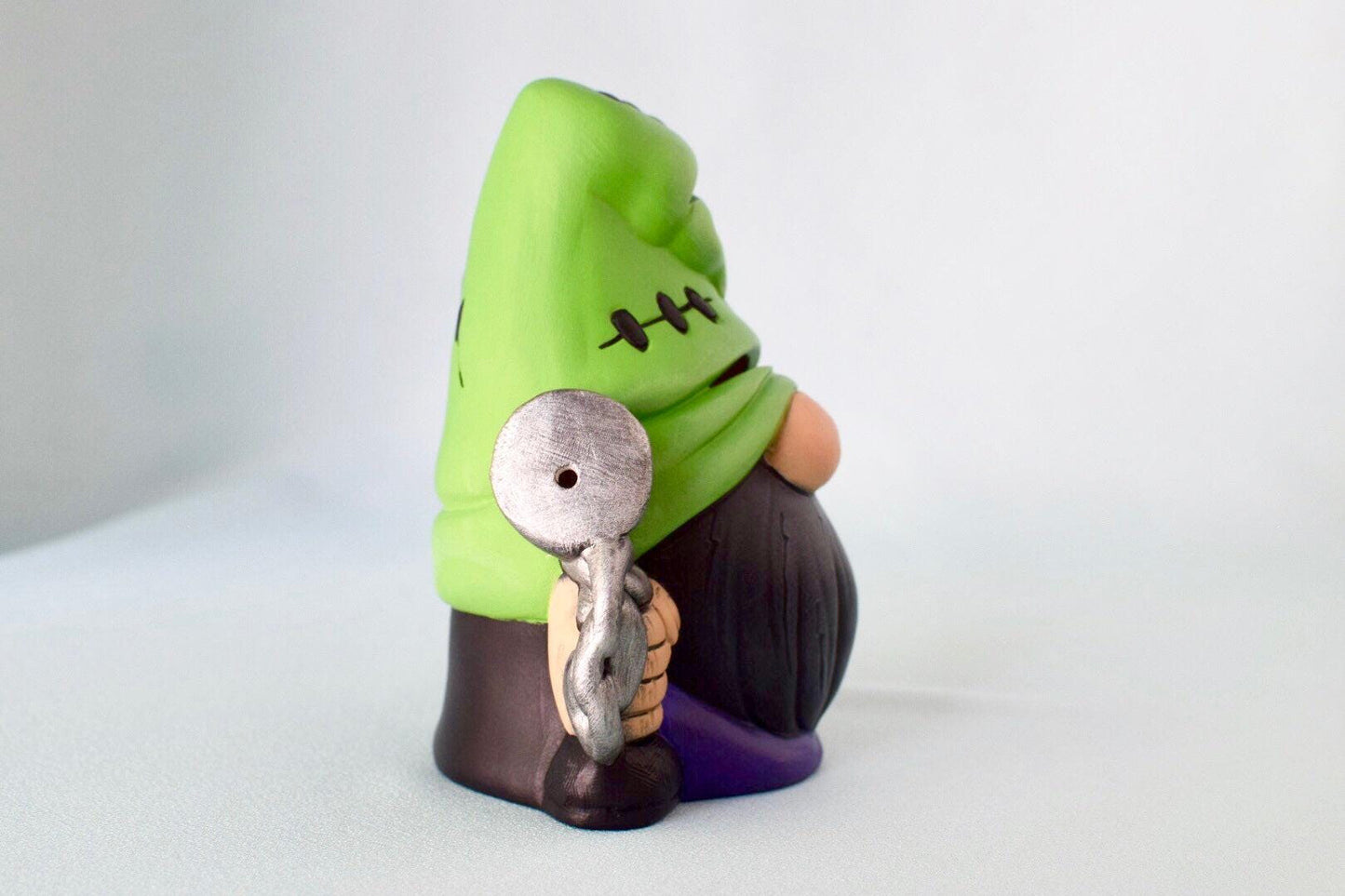 Ceramic Frankenstein | Halloween Gnome - Teresa's Ceramics