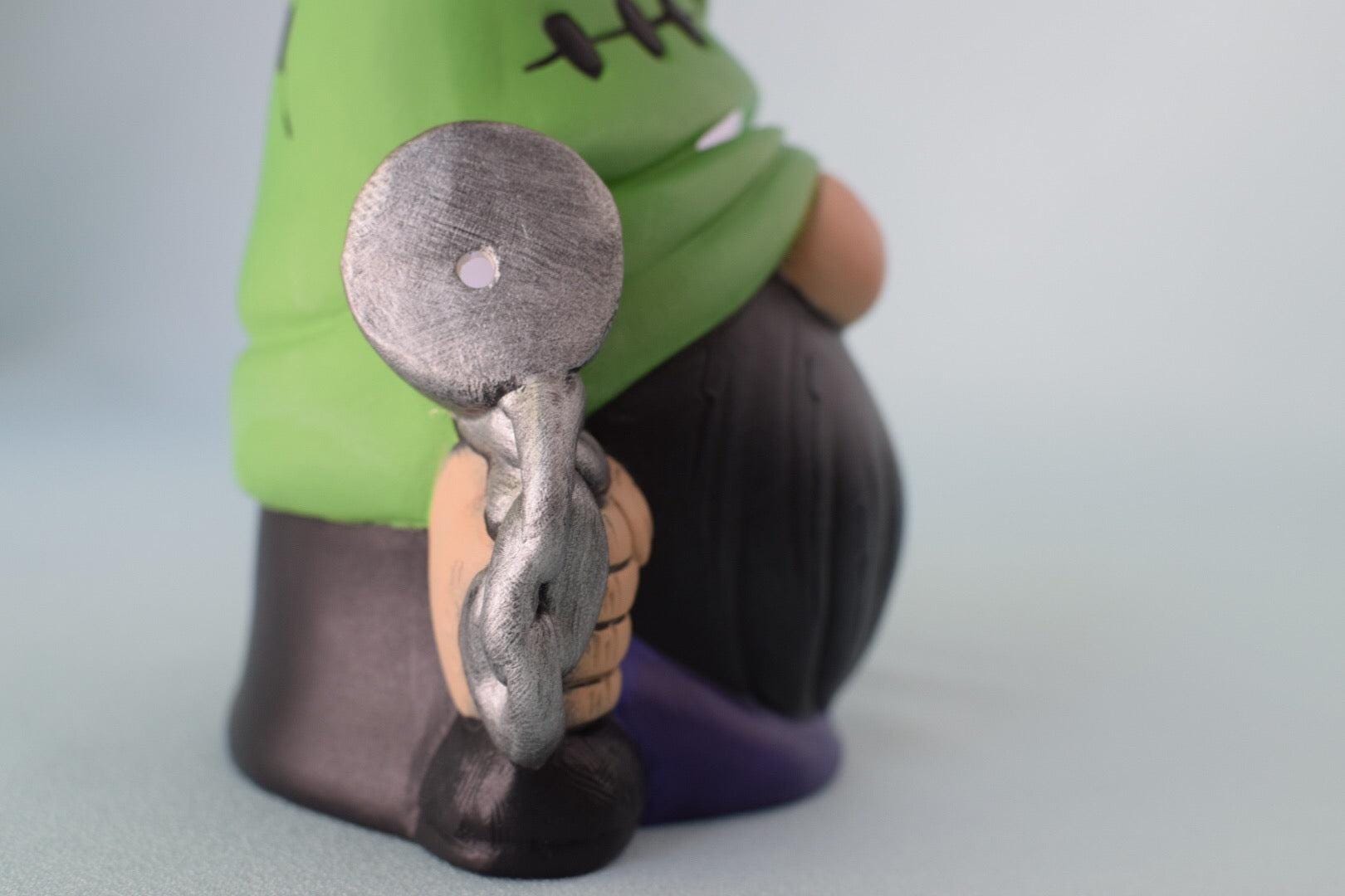 Ceramic Frankenstein | Halloween Gnome - Teresa's Ceramics