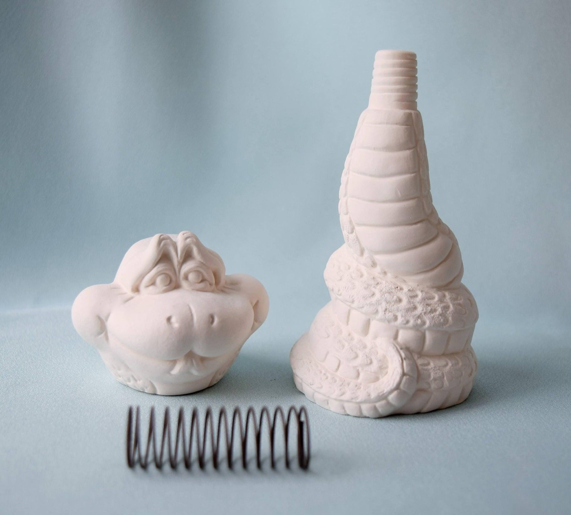DIY Bobble Head | Bisque Snake - Teresa's Ceramics