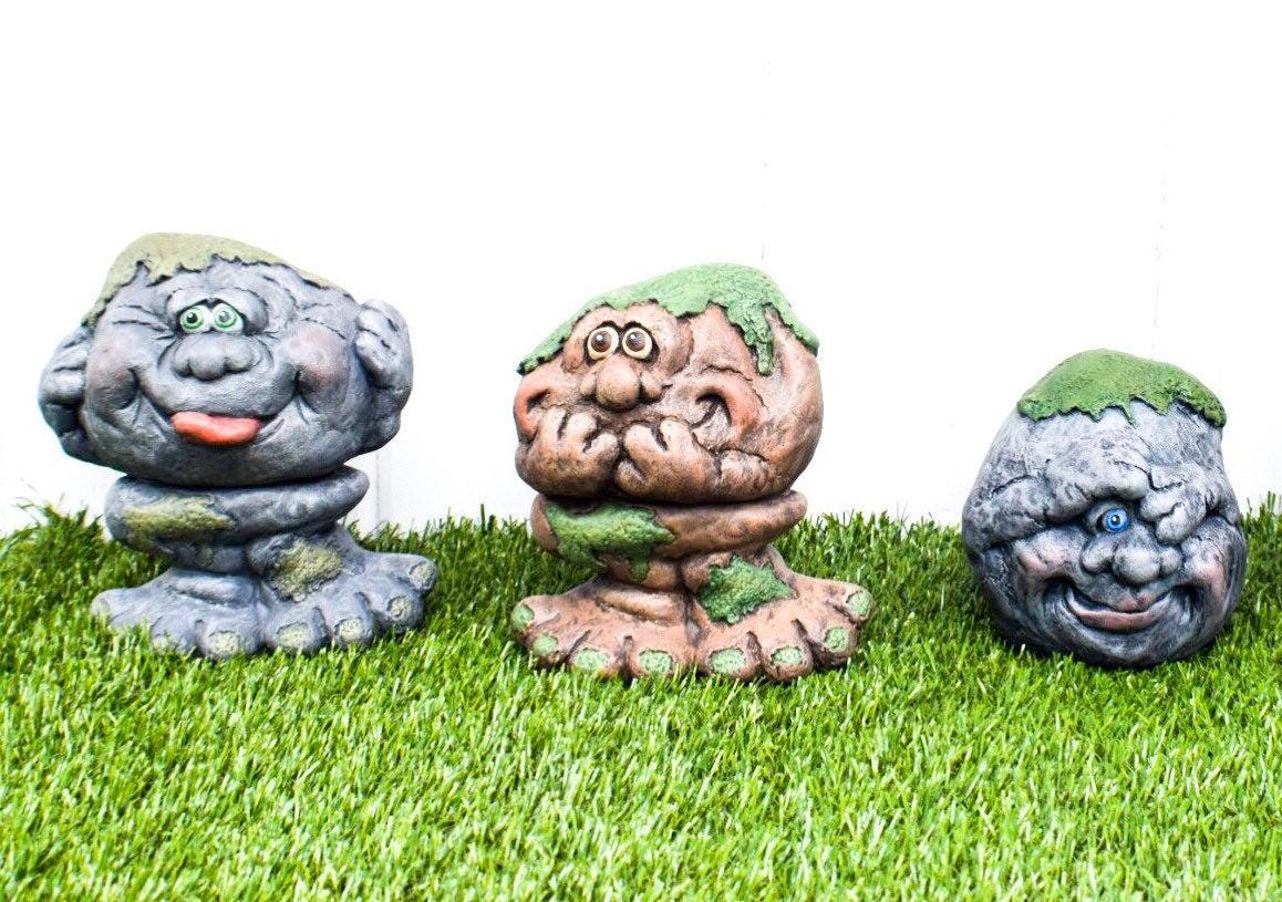 Speak No Evil | Garden Art Stone | Yard Art Decor | Stone Garden Art | Patio Rock Gift - Teresa's Ceramics