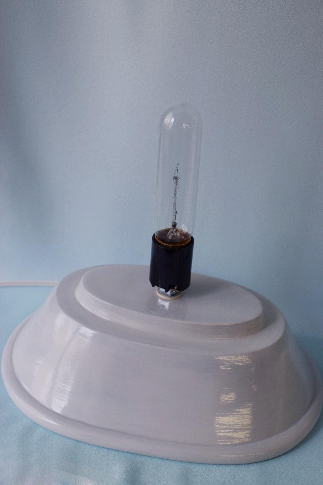 Snowy Christmas Tree | Large Ceramic Light | Windowsill Style - Teresa's Ceramics