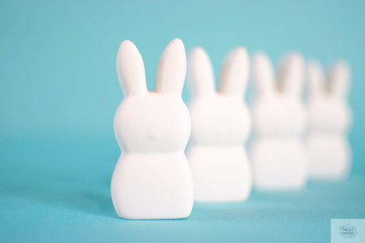DIY Peep Easter Bunnies | Ready To Paint - Teresa's Ceramics