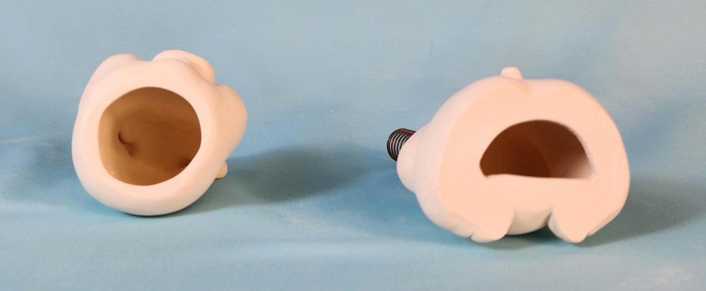 Ceramic Bisque - Ready to Paint Bobble Head Chihuahua - Chihuahua decor - Gift For kids -Kids Project - DIY Project - Paint it yourself