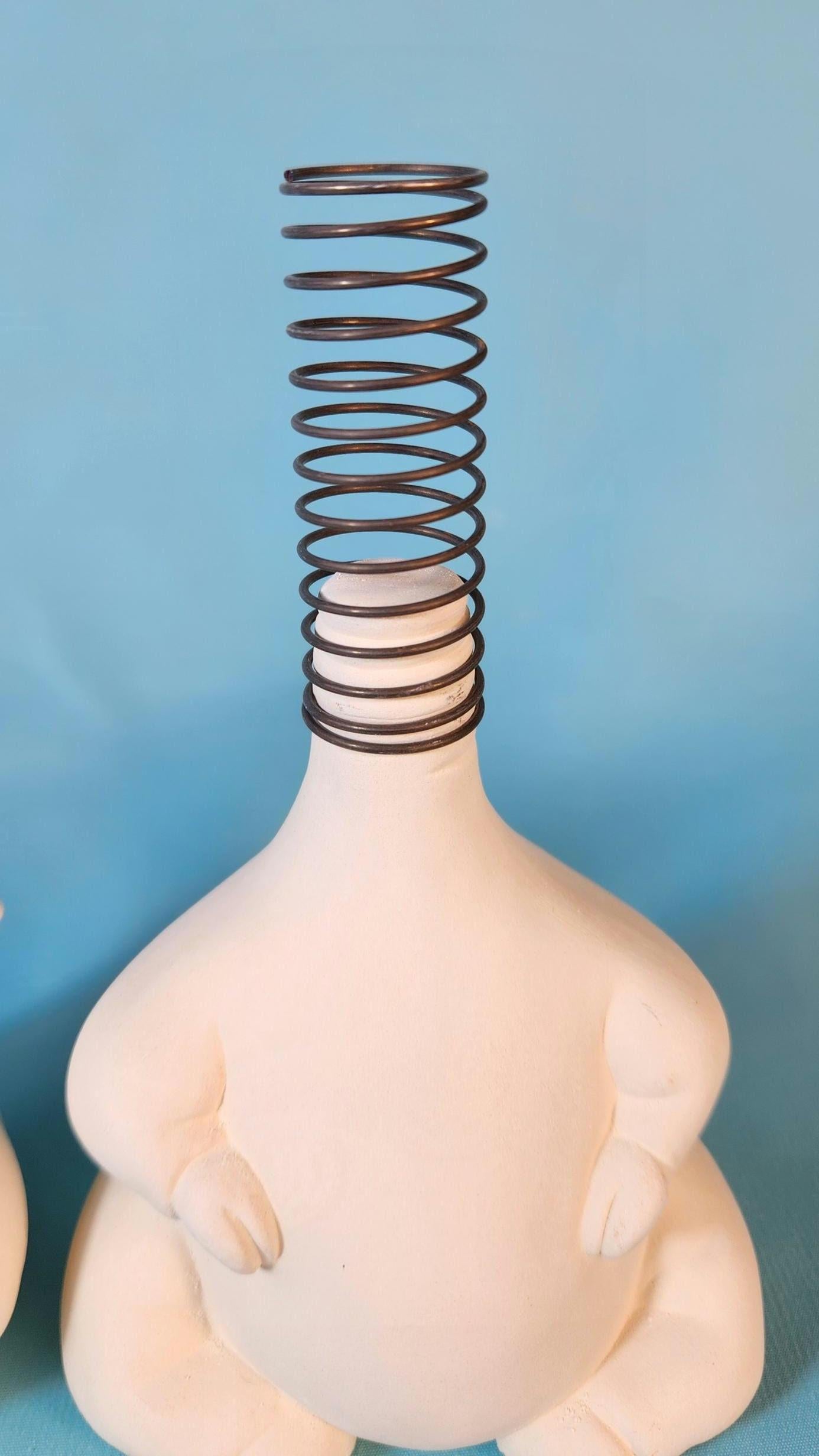 Ceramic Bisque - Ready to Paint Bobble Head Chihuahua - Chihuahua decor - Gift For kids -Kids Project - DIY Project - Paint it yourself