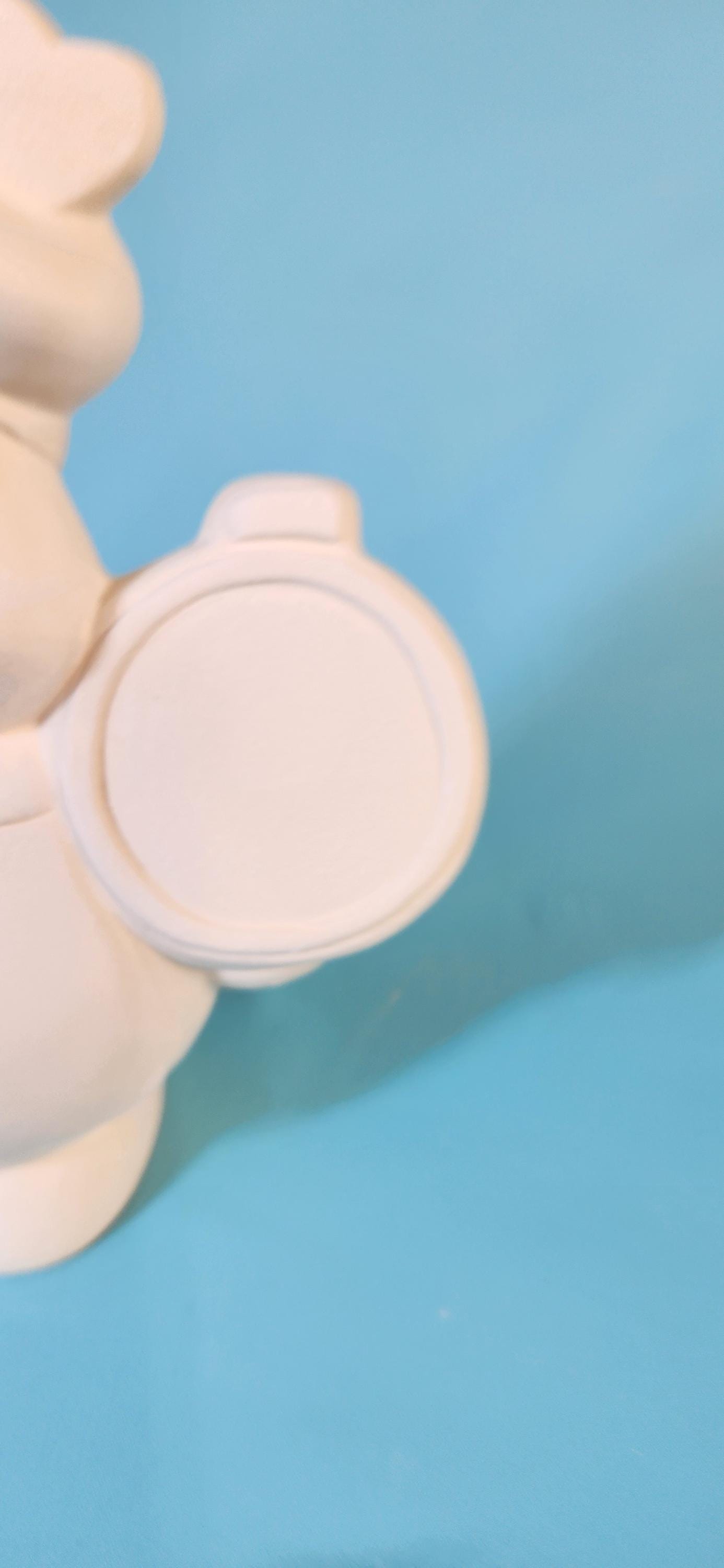 DIY Gingerbread Baker Ceramic Christmas Ornament - Unpainted Bisque Ready for Painting Project